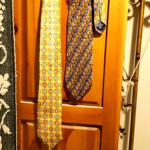 All silk extra long Italian ties